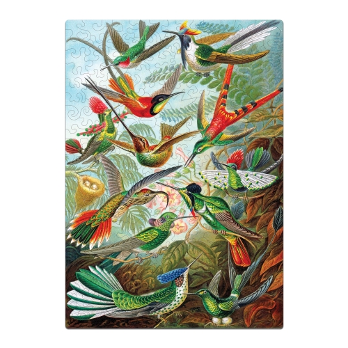 Drewniane puzzle A3 Ernst Haeckel Kolibry 175 el.